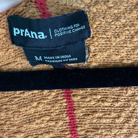 Prana Orange Muscle Tee with Red and Blue Stripes - Picture 6 of 11